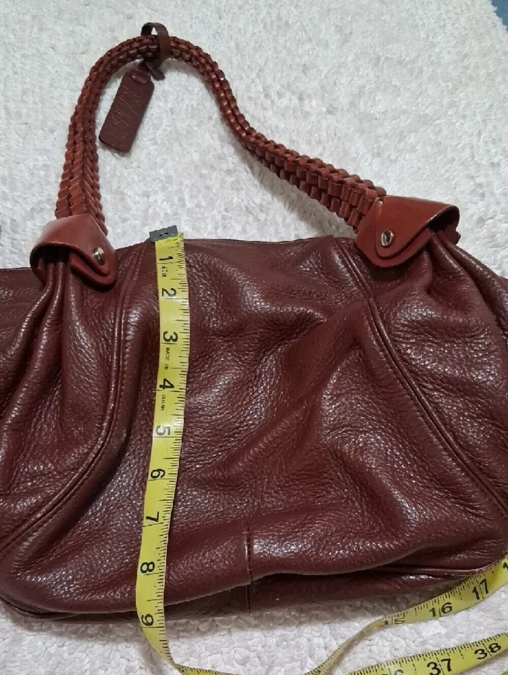 Everyday Woven-Handle Tote in Rich Chestnut Brown